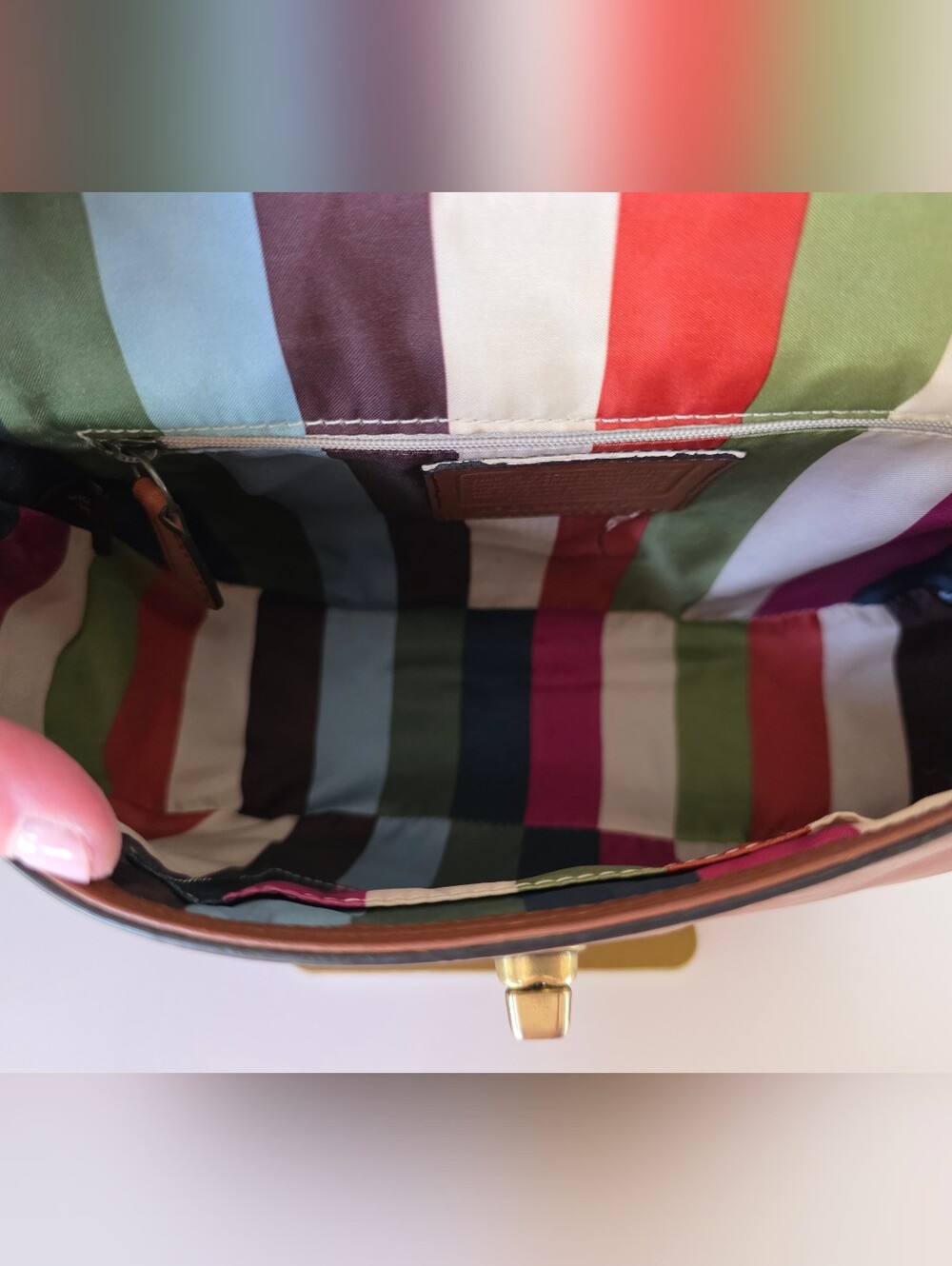 Coach Legacy 70th Anniversary Willis British Tan Leather Crossbody Shoulder Bag - Picture 14 of 16